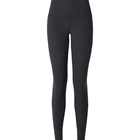 Lululemon Wunder Under Pant (Hi-Rise) Heathered Black - Picture 6 of 13